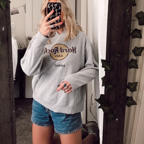 Urban Outfitters Tops - vintage hard rock hoodie